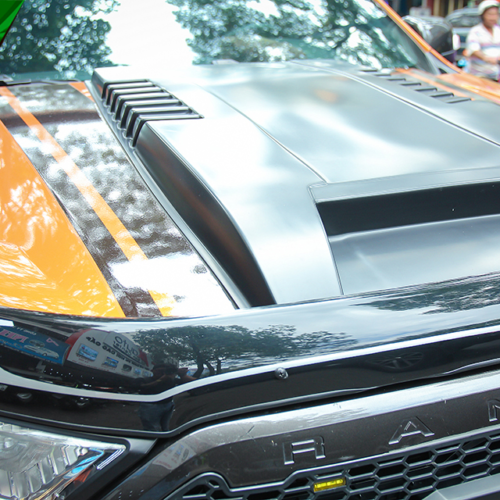 Lướt gió capo trước xe Ford Ranger