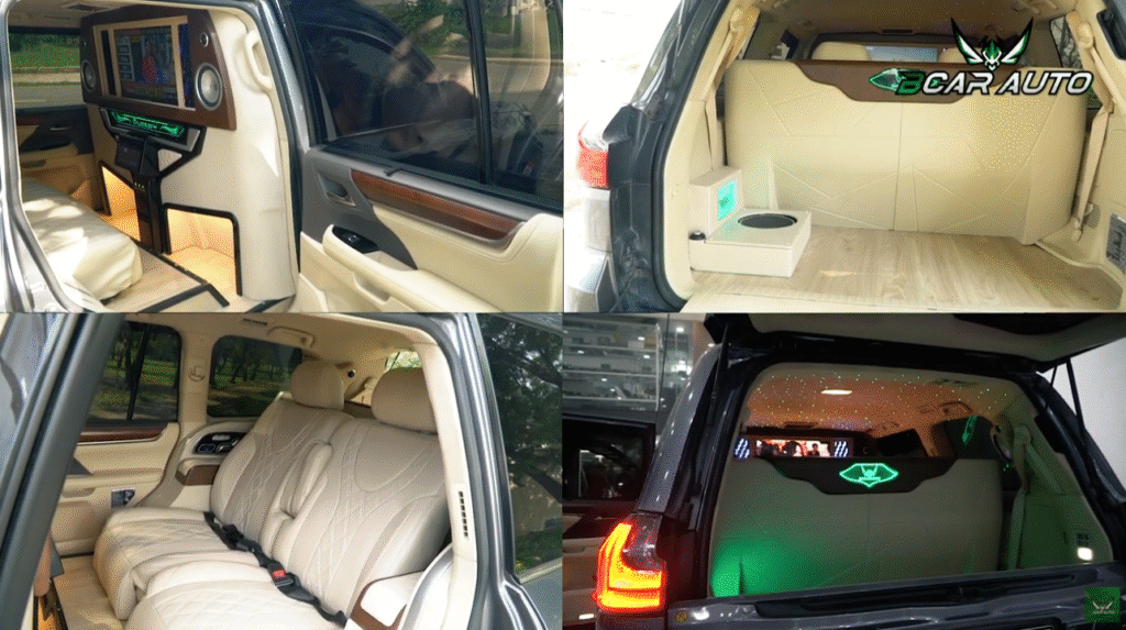 Độ Ghế Limousine Lexus 570