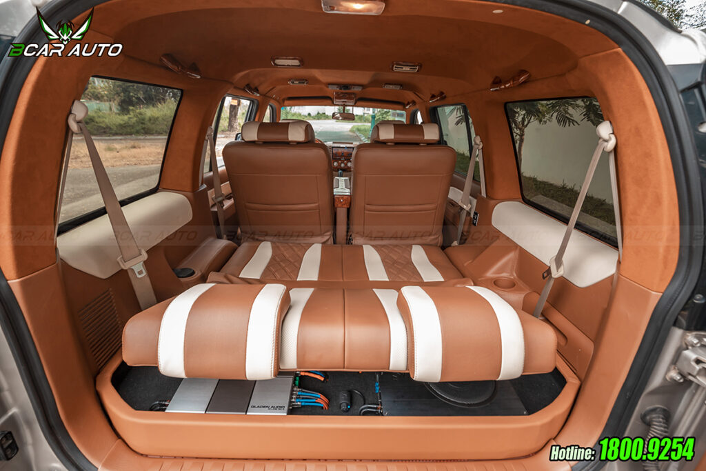 Ghế limousine băng 3 thành giường nằm 