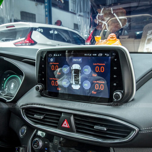 Màn hình xe Hyundai Santafe