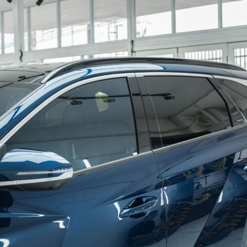 dán phim cách nhiệt  kính hông và kính hậu xe Hyundai Tucson