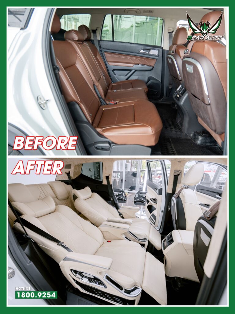 So sánh trước và sau khi độ ghế limousine 