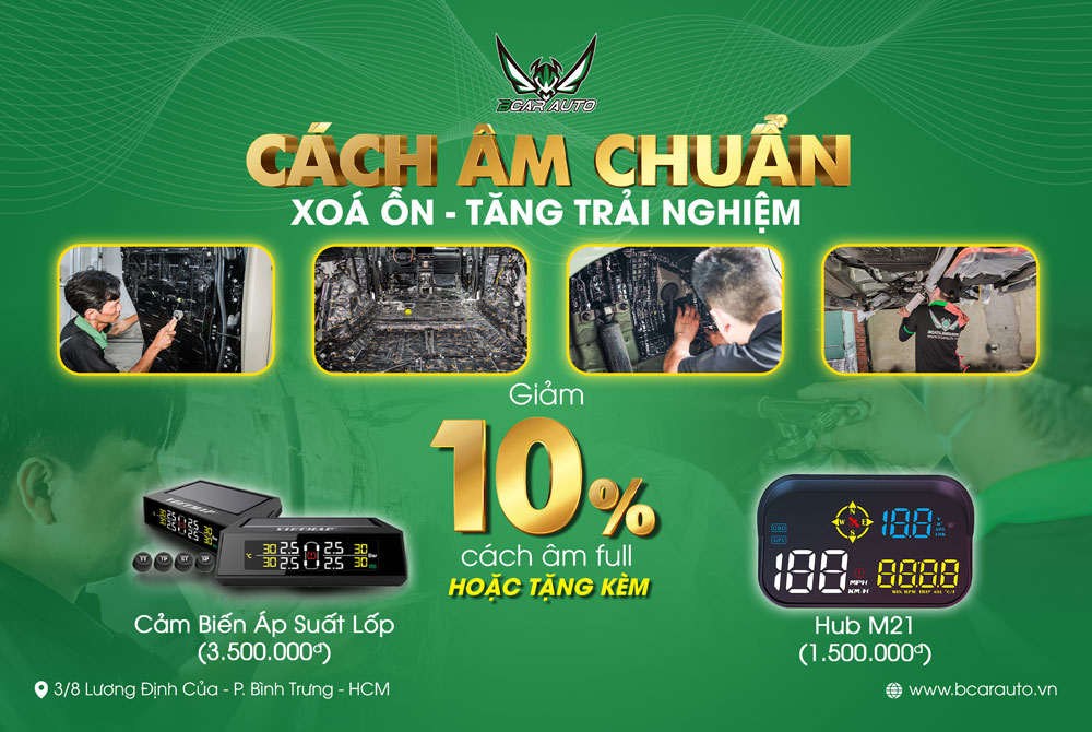 Ưu đãi cách âm chuẩn xóa ồn 