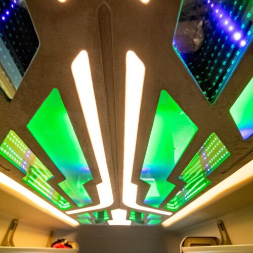 Đèn led limousine thiết kế kiểu phi thuyền 