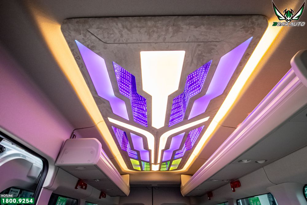 độ Đèn Trần Ford Transit 