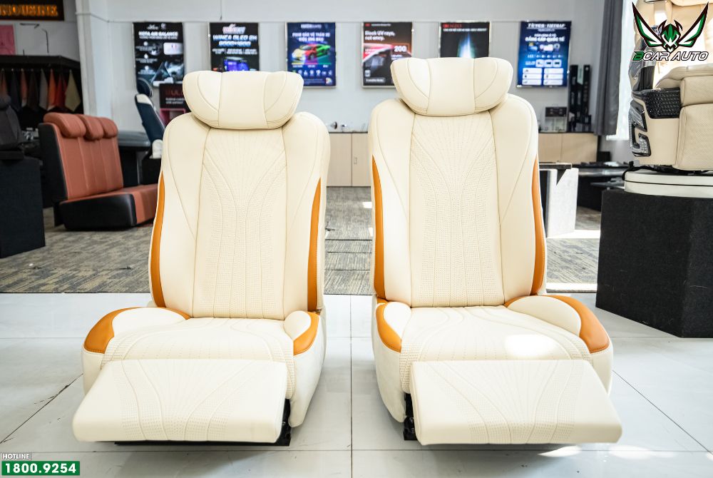 Độ limousine ghế tài ghế phụ Toyota Fortuner