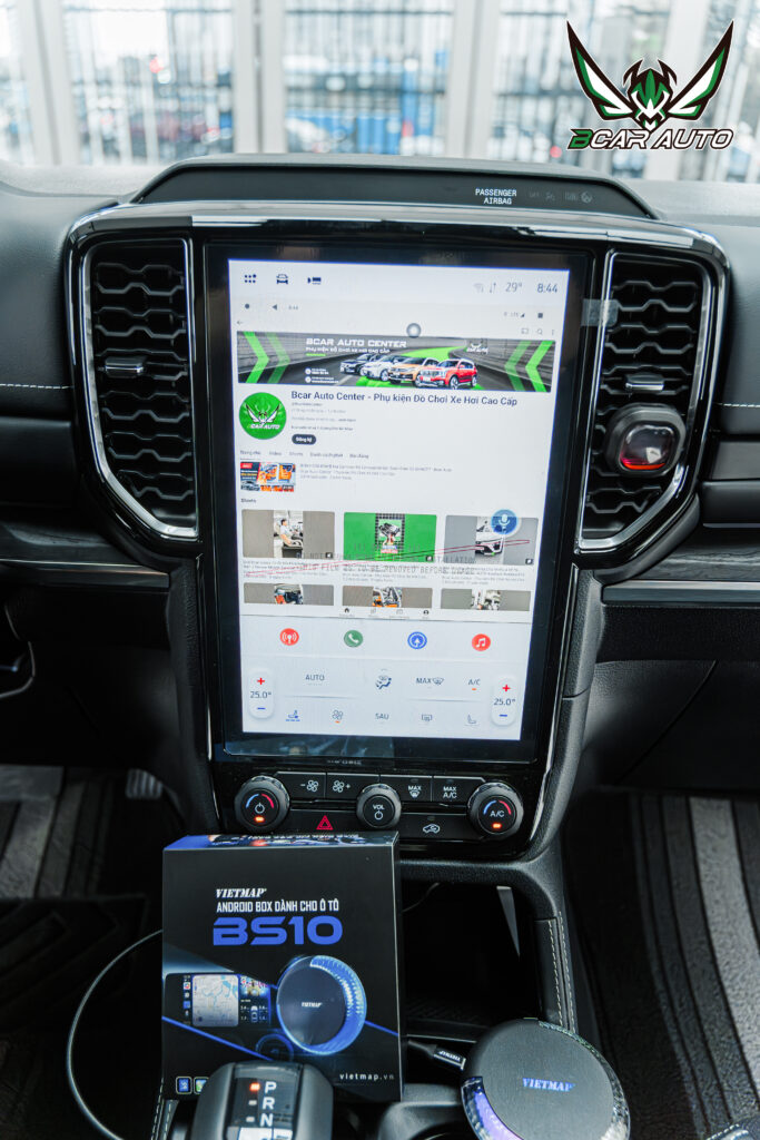Lắp Android box BS10 xe Ford Everest