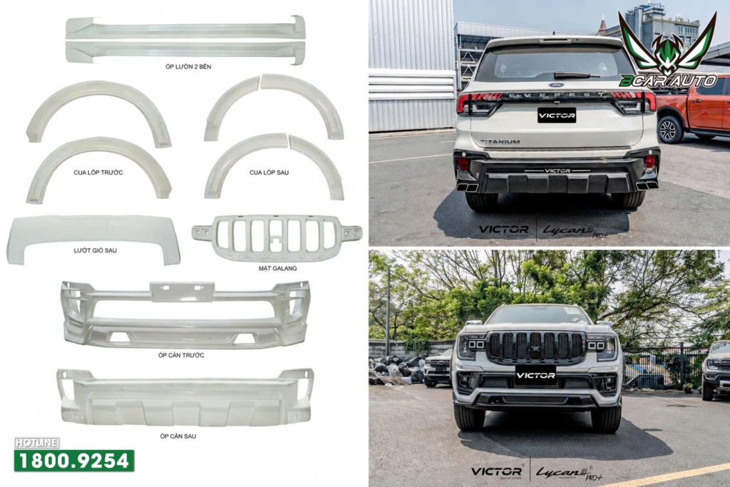 Body kit Victor V3 xe Ford Everest 