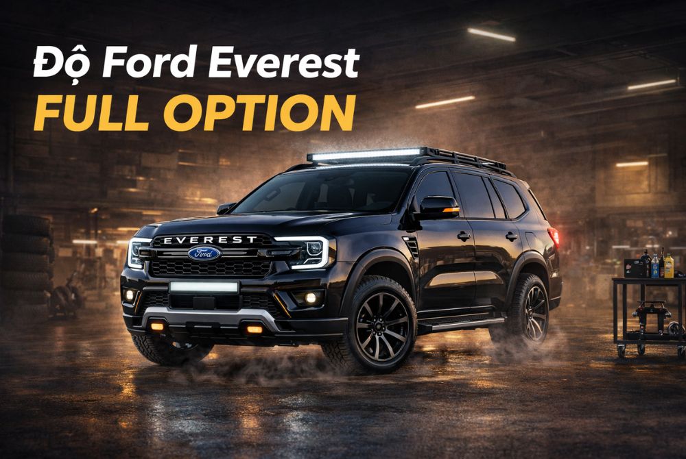  Gói độ xe Ford Everest full option chuyên nghiệp tại Bcar Auto