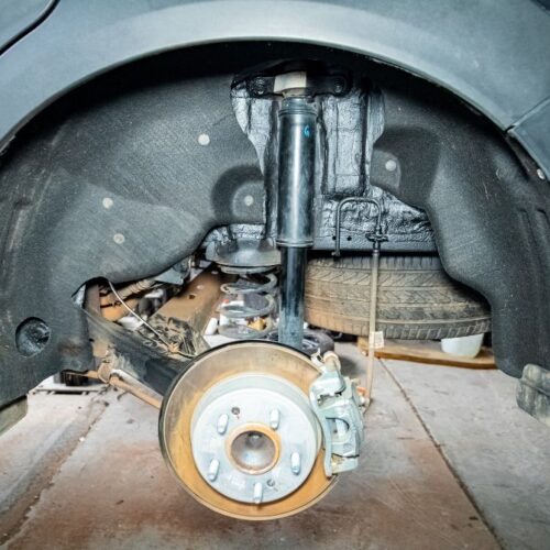 Hốc bánh sau khi dán hoàn thiện 