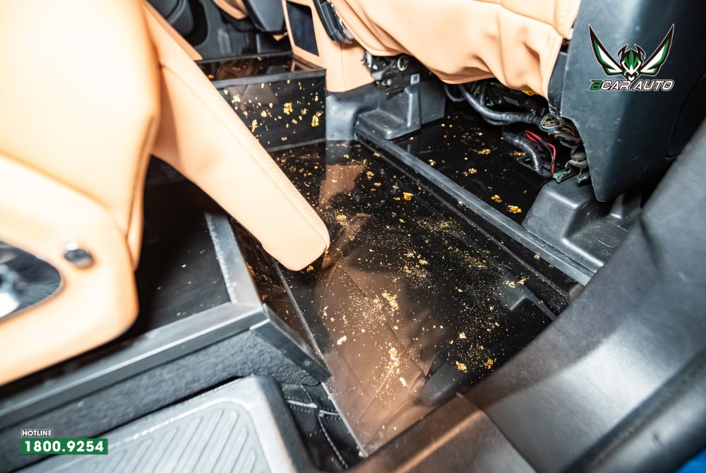 sàn carbon xe Ford Everest - thi công tại xưởng Bcar Auto