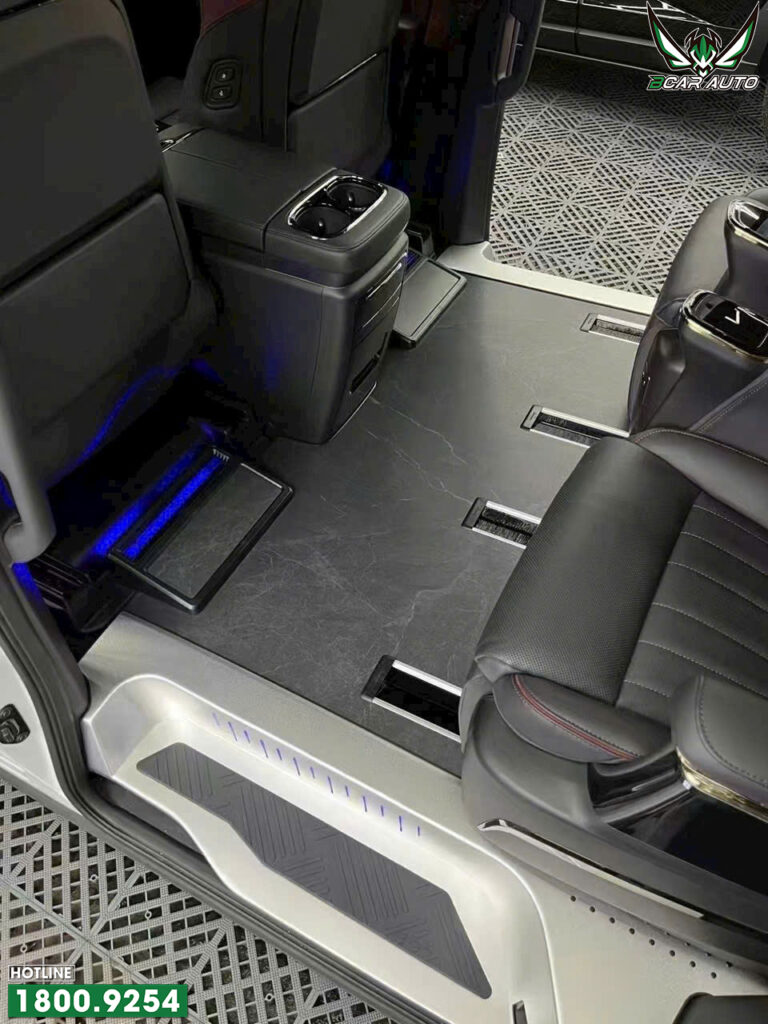 sàn vân đá đế nhôm xe BYD M9 - cắt cnc chuẩn form