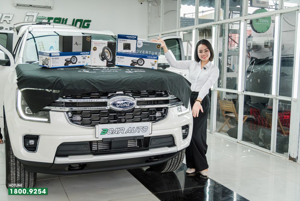Cấu hình âm thanh Alpine cho Ford Everest 