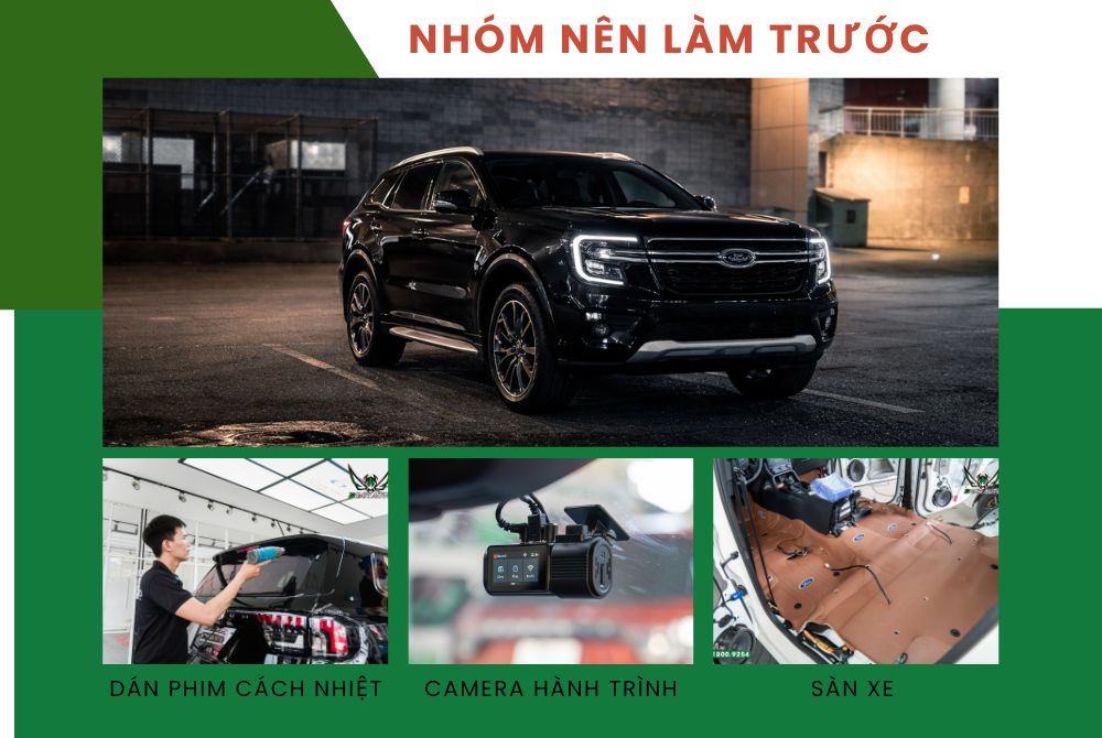 Nhóm nên ưu tiên làm trước khi muốn độ Ford Everest
