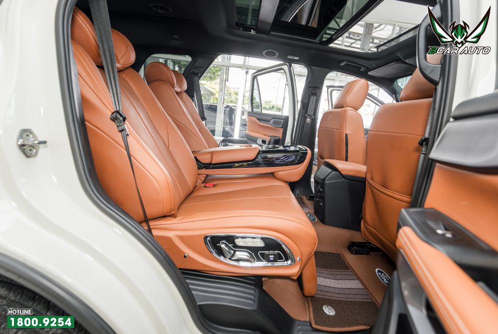 Nội thất xe hoàn thiện sau khi lắp ghế