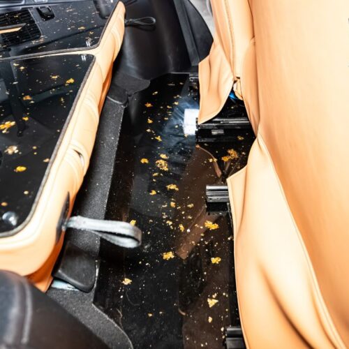 sàn carbon nhũ vàng cao cấp cho xe ford everest