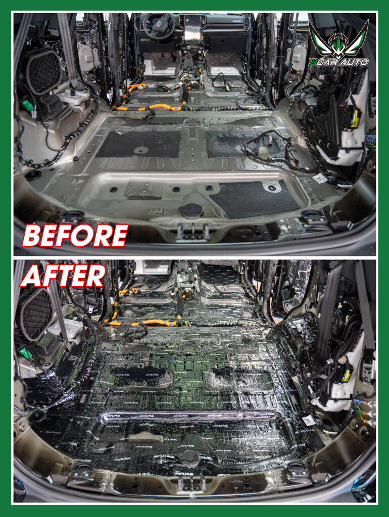 Cách âm toàn bộ xe Ford Everest