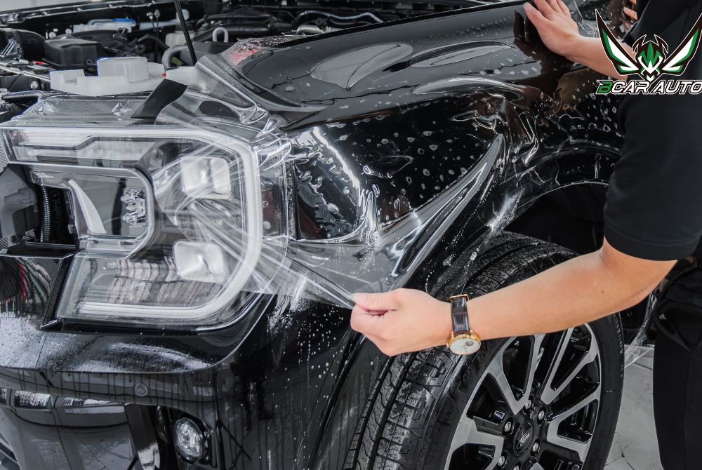 Dán PPF đèn xe Ford Everest 