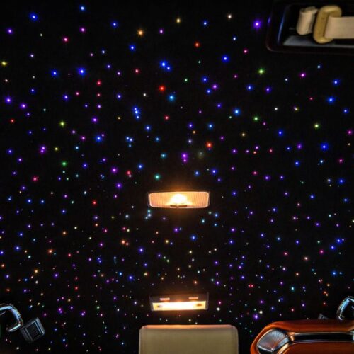 Hệ thống đèn led trần sao rơi ô tô đa dạng màu sắc