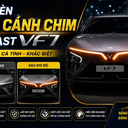 Độ đèn LED cánh chim Vinfast VF7