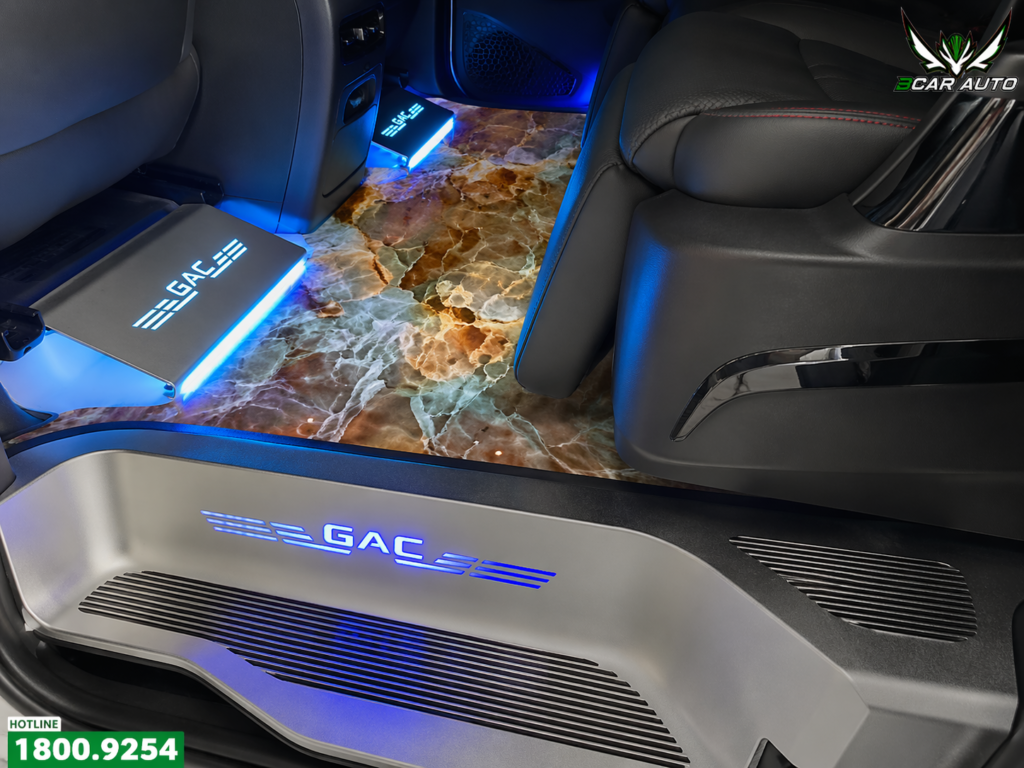 Độ sàn vân đá xe GAC M8 tại Bcar Auto