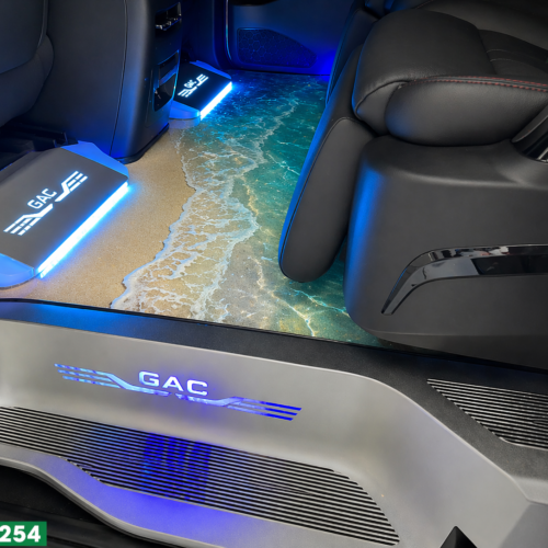 Mẫu sàn vân đá bãi biển tươi mát cho GAC M8