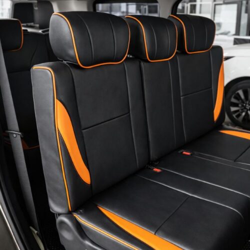 Tổng thể nội thất Suzuki Ertiga sang trọng sau khi độ băng 2 thành giường