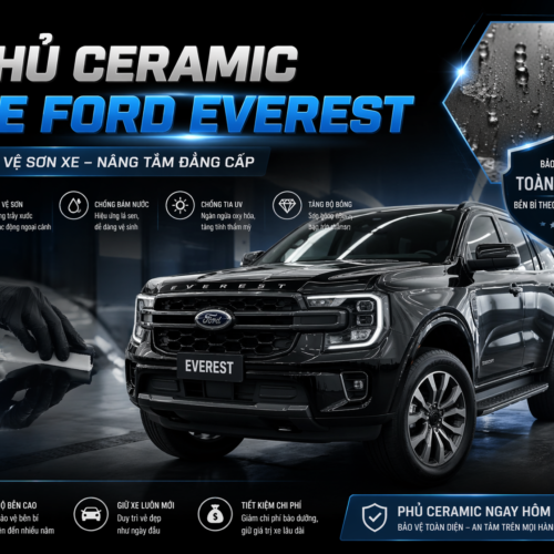 Phủ Ceramic Xe Ford Everest tại Bcar Auto