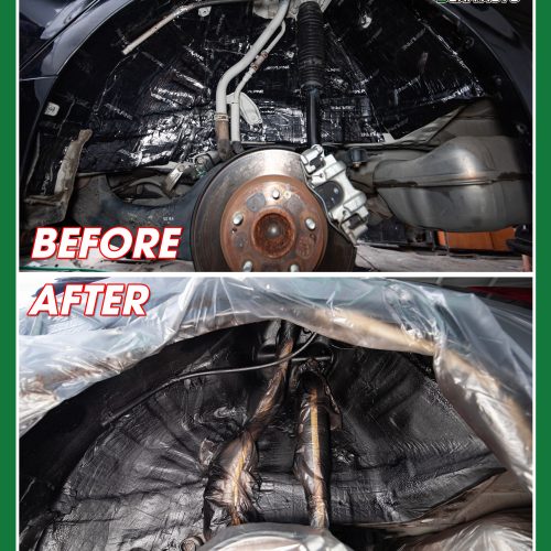 Cách âm hốc bánh xe Honda Civic tại Bcar Auto
