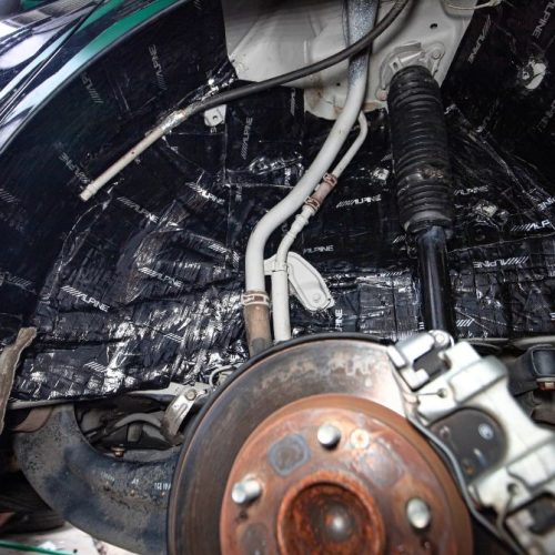 cach am hoc banh honda civic alpine