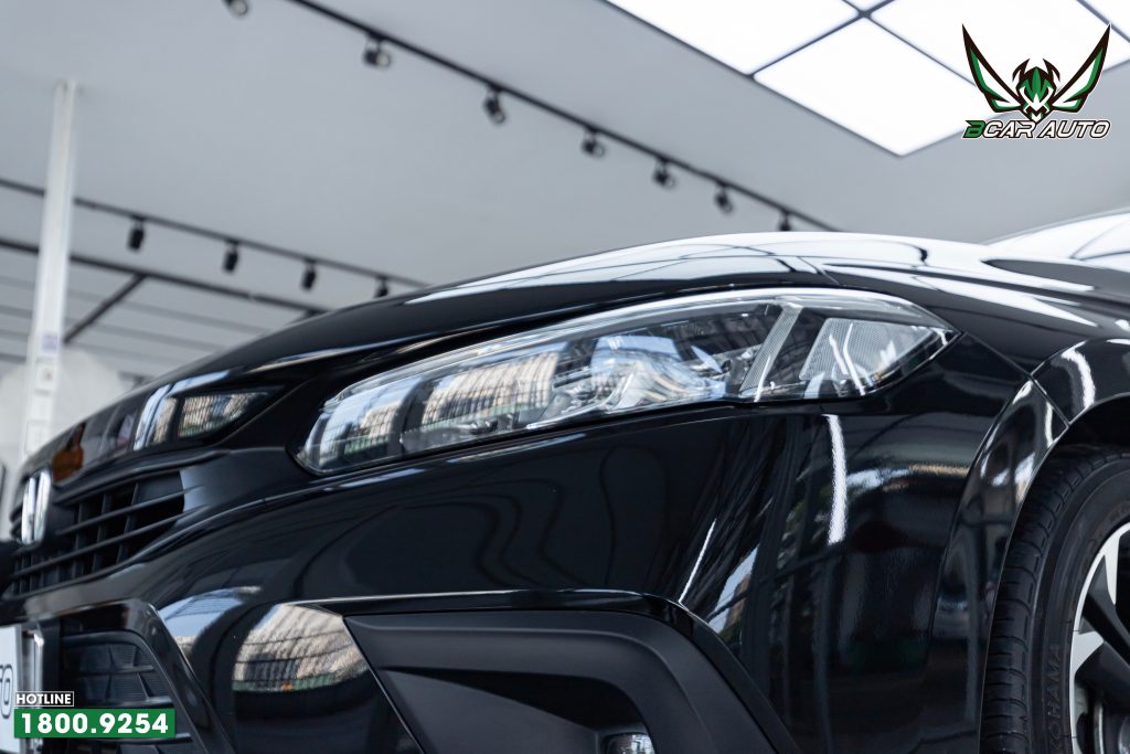 Cảng trước Honda Civic sau khi phủ ceramic