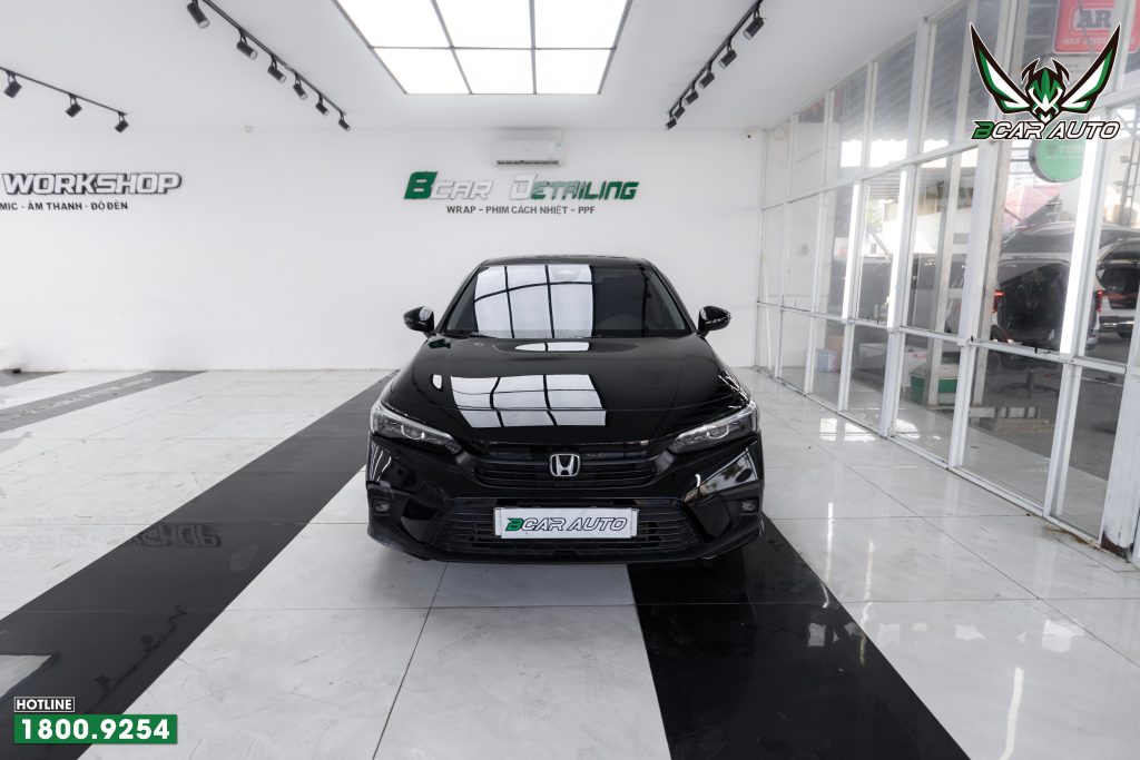 Phòng thi công đạt chuẩn tại Bcar Auto